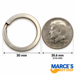 ARGOLLAS METÁLICAS  REFORZADAS MKS – 100 UNIDADES